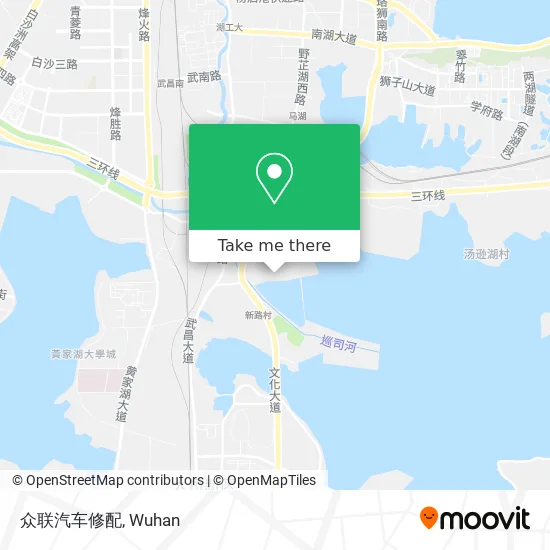 众联汽车修配 map