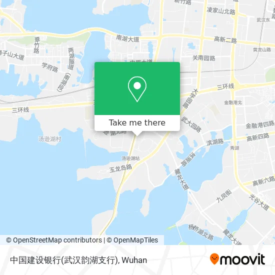 中国建设银行(武汉韵湖支行) map