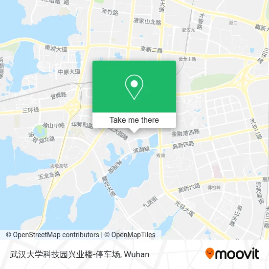 武汉大学科技园兴业楼-停车场 map