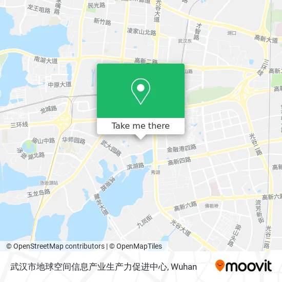 武汉市地球空间信息产业生产力促进中心 map
