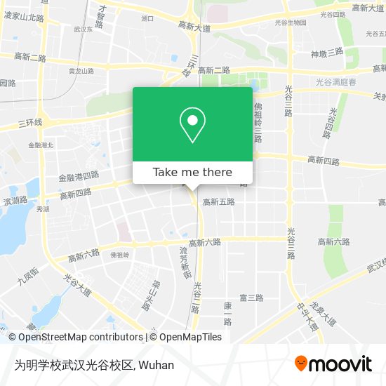 为明学校武汉光谷校区 map