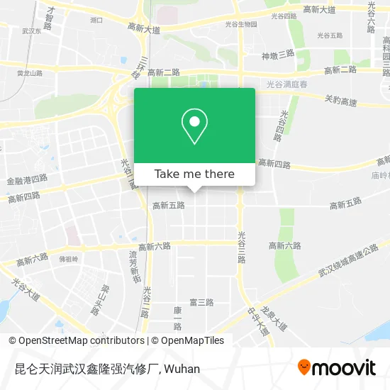 昆仑天润武汉鑫隆强汽修厂 map