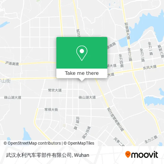 武汉永利汽车零部件有限公司 map