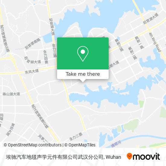 埃驰汽车地毯声学元件有限公司武汉分公司 map
