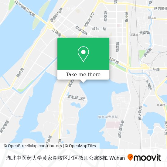 湖北中医药大学黄家湖校区北区教师公寓5栋 map