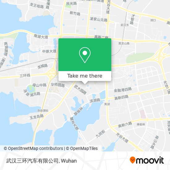 武汉三环汽车有限公司 map