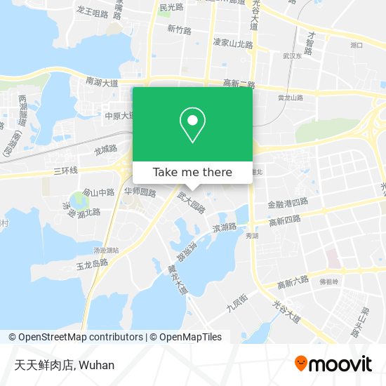 天天鲜肉店 map