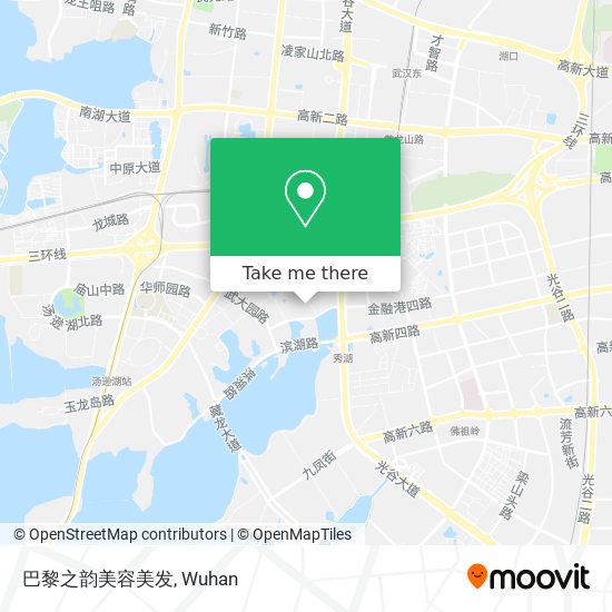 巴黎之韵美容美发 map