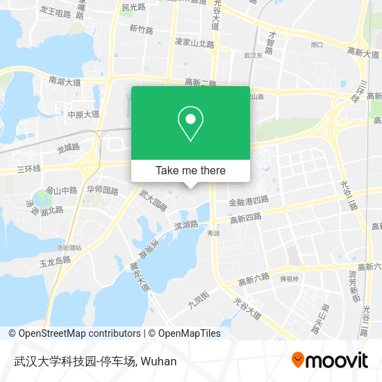 武汉大学科技园-停车场 map