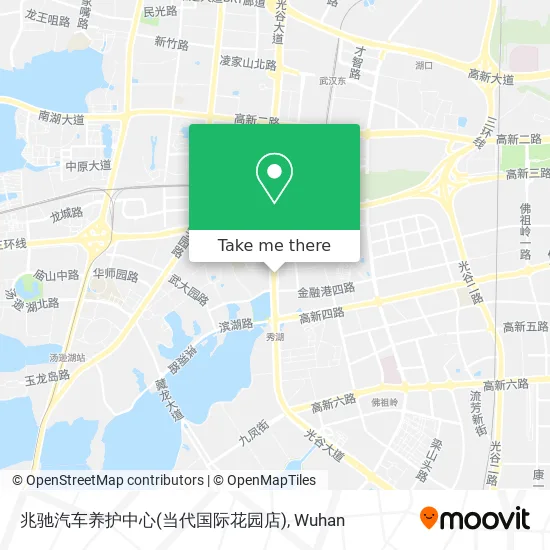 兆驰汽车养护中心(当代国际花园店) map