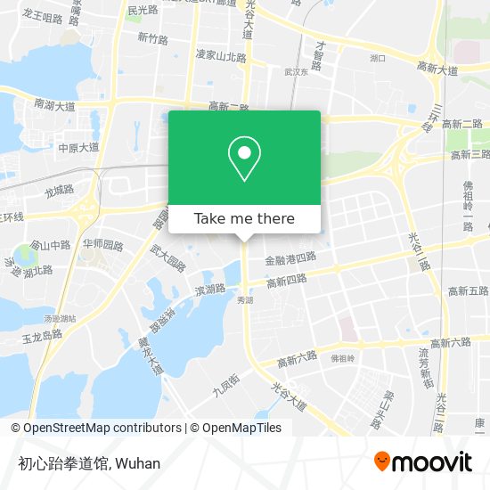 初心跆拳道馆 map