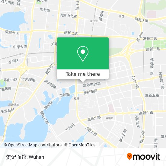贺记面馆 map