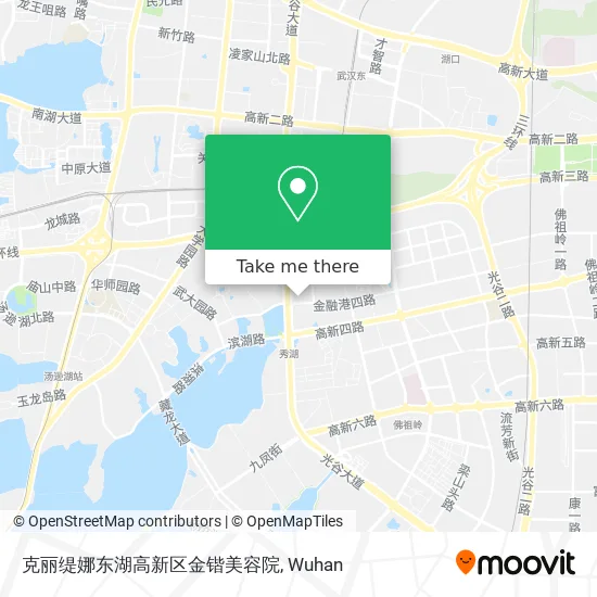 克丽缇娜东湖高新区金锴美容院 map