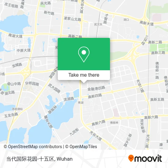 当代国际花园-十五区 map