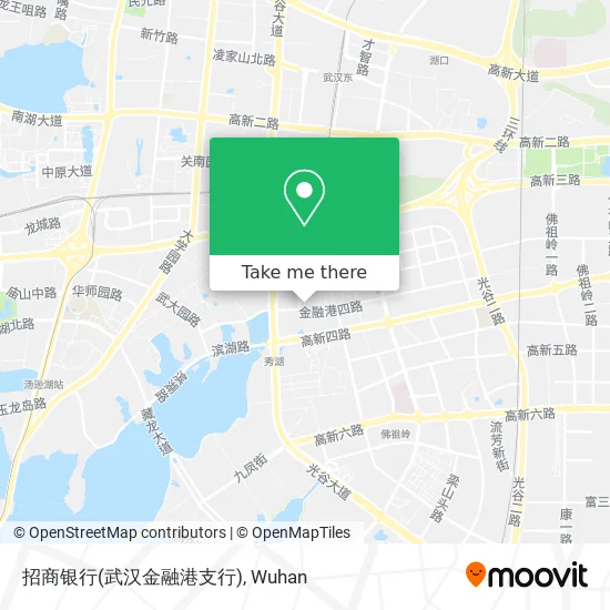 招商银行(武汉金融港支行) map