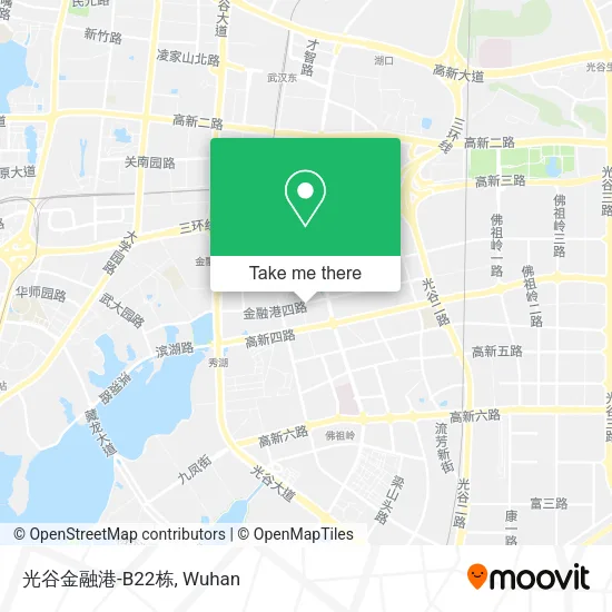 光谷金融港-B22栋 map