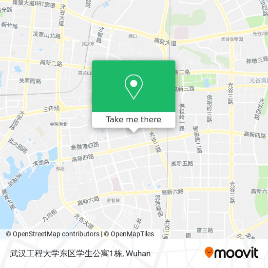 武汉工程大学东区学生公寓1栋 map