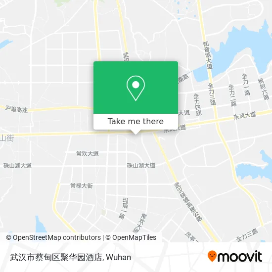 武汉市蔡甸区聚华园酒店 map