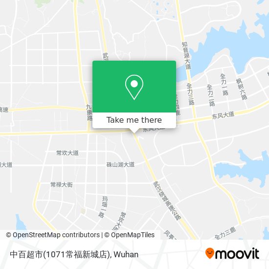 中百超市(1071常福新城店) map