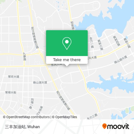 三丰加油站 map
