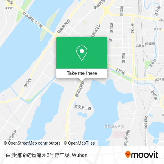 白沙洲冷链物流园2号停车场 map