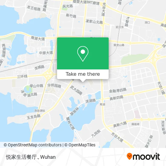 悦家生活餐厅. map
