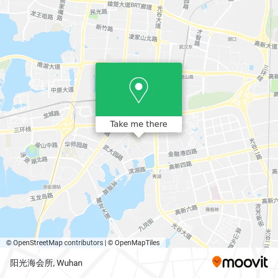 阳光海会所 map