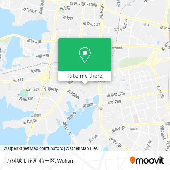 万科城市花园-特一区 map