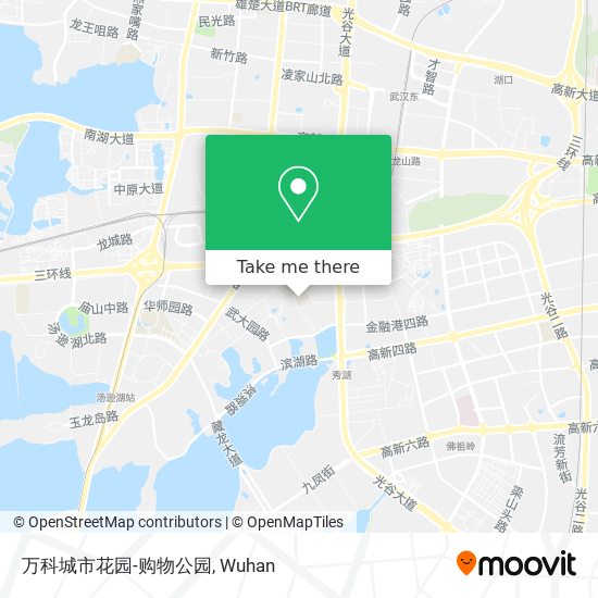 万科城市花园-购物公园 map