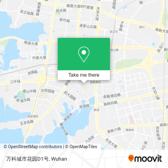 万科城市花园D1号 map