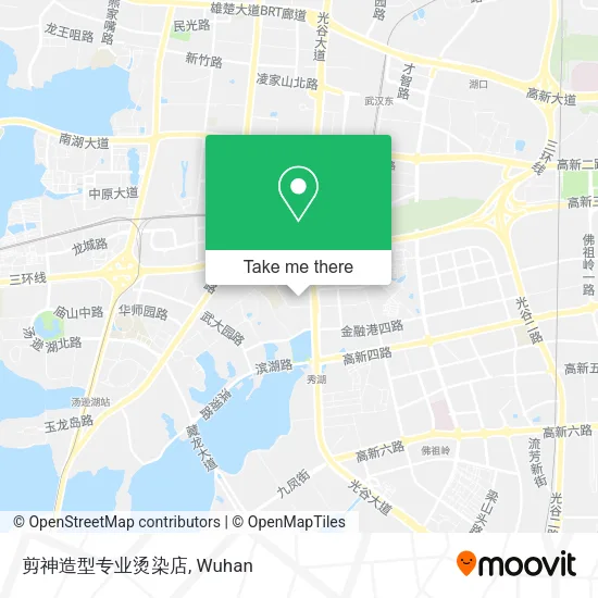 剪神造型专业烫染店 map