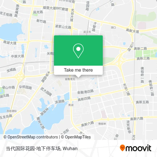 当代国际花园-地下停车场 map