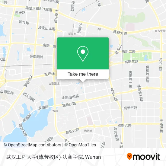 武汉工程大学(流芳校区)-法商学院 map