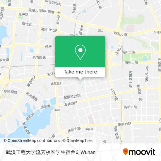 武汉工程大学流芳校区学生宿舍6 map
