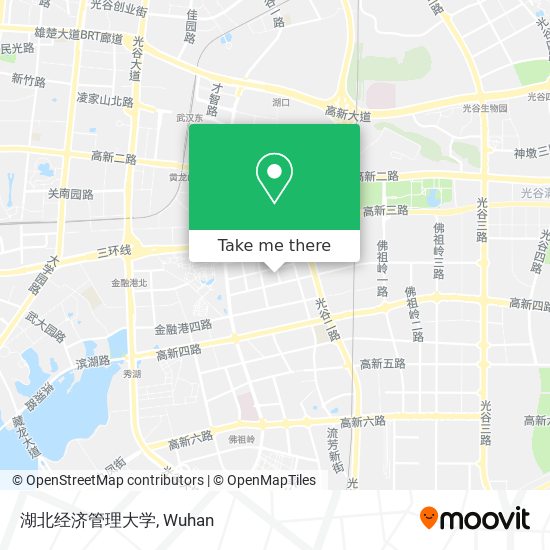 湖北经济管理大学 map