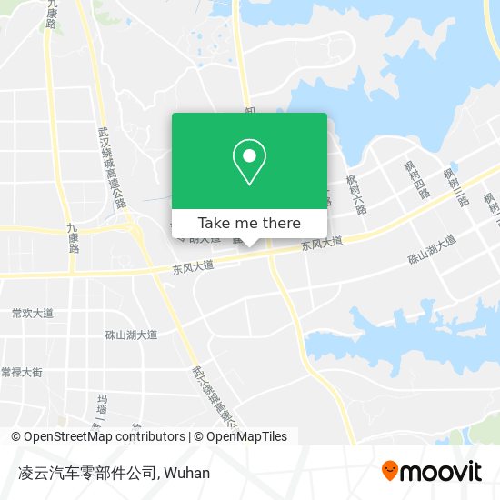 凌云汽车零部件公司 map