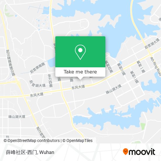 薛峰社区-西门 map