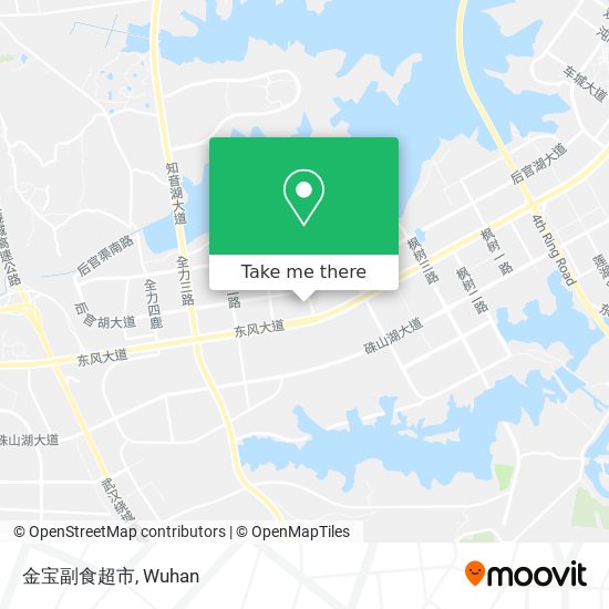 金宝副食超市 map