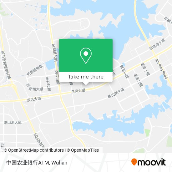 中国农业银行ATM map