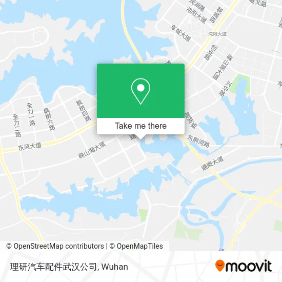 理研汽车配件武汉公司 map