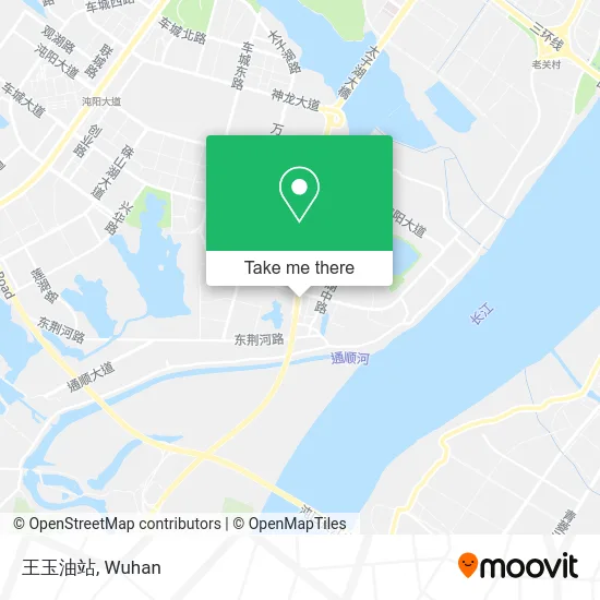 王玉油站 map