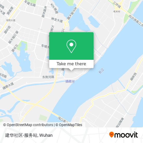 建华社区-服务站 map