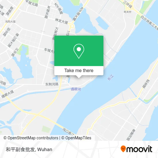 和平副食批发 map