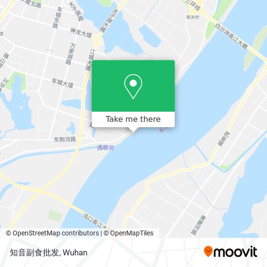 知音副食批发 map
