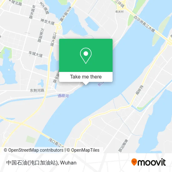 中国石油(沌口加油站) map