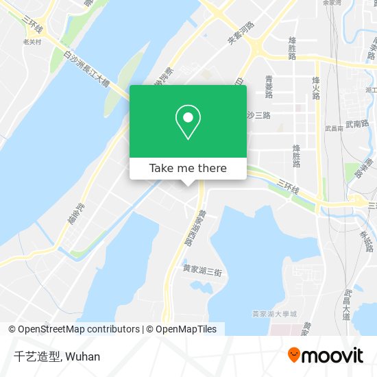 千艺造型 map