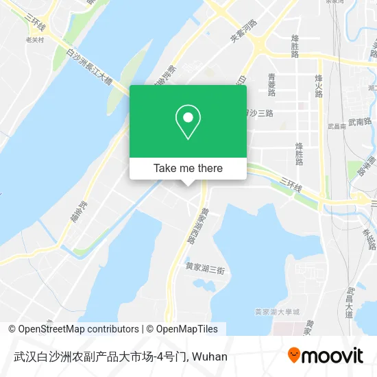 武汉白沙洲农副产品大市场-4号门 map