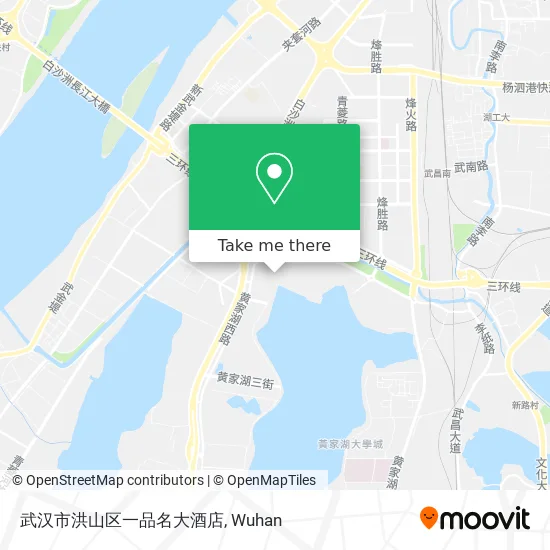 武汉市洪山区一品名大酒店 map