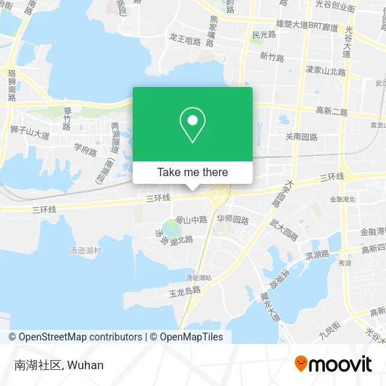 南湖社区 map