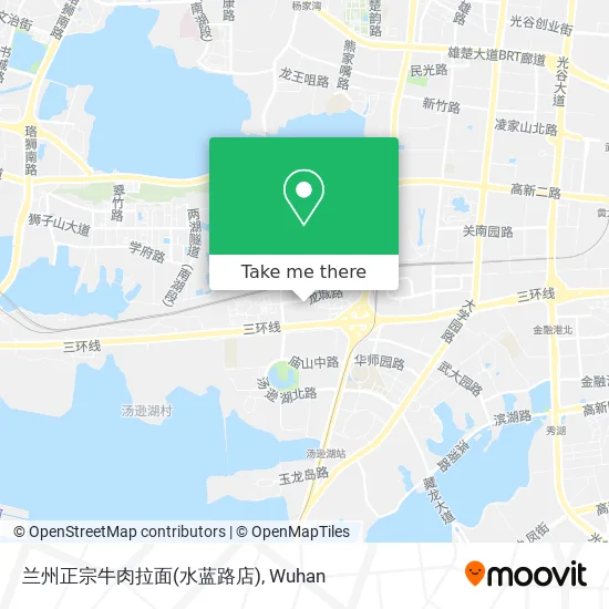 兰州正宗牛肉拉面(水蓝路店) map